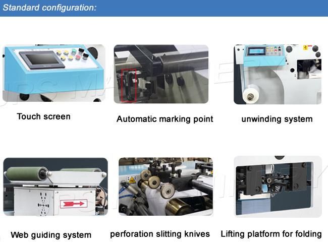 Jps-320zd 320mm Automatic Label Sticker Paper Folding Machine (Folder Machine)