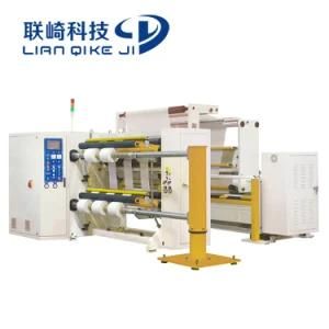 Adhesive Tape or Label or Film or PP or PVC or Pet or Fabric Paper Roll Slitting Machine