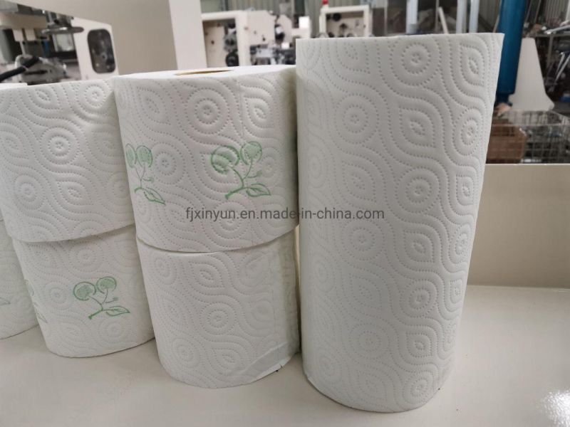 Automatic Toilet Roll Paper and Kitchen Towel Paper Cutting Machine