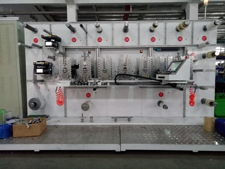 Automatic Label Tape Film Seven Stations Rotary Die Cutting Machine