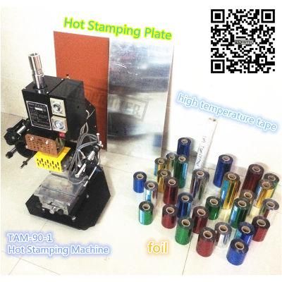 Book Cover Hot Foil Stamping Machine on Paper Plastic