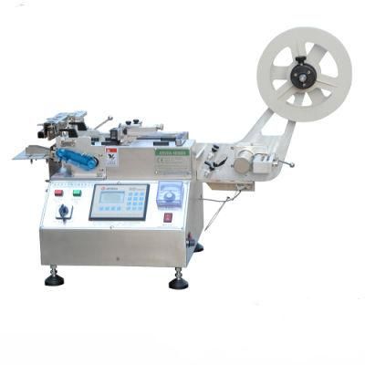 (JQ3010) High Speed Textile Satin Ribbon Label Cutting Machine