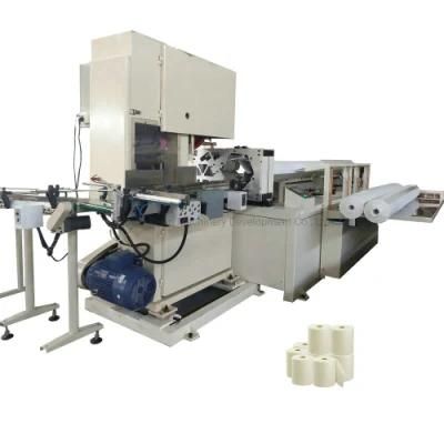 Professional Automatic Maxi Roll Toilet Paper Band Saw Cutting Machine