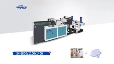 Automatic Plastic Roll to Sheet Cutting Machine Transparent PVC Pet Rigid Film Flatten and Cutting Machine