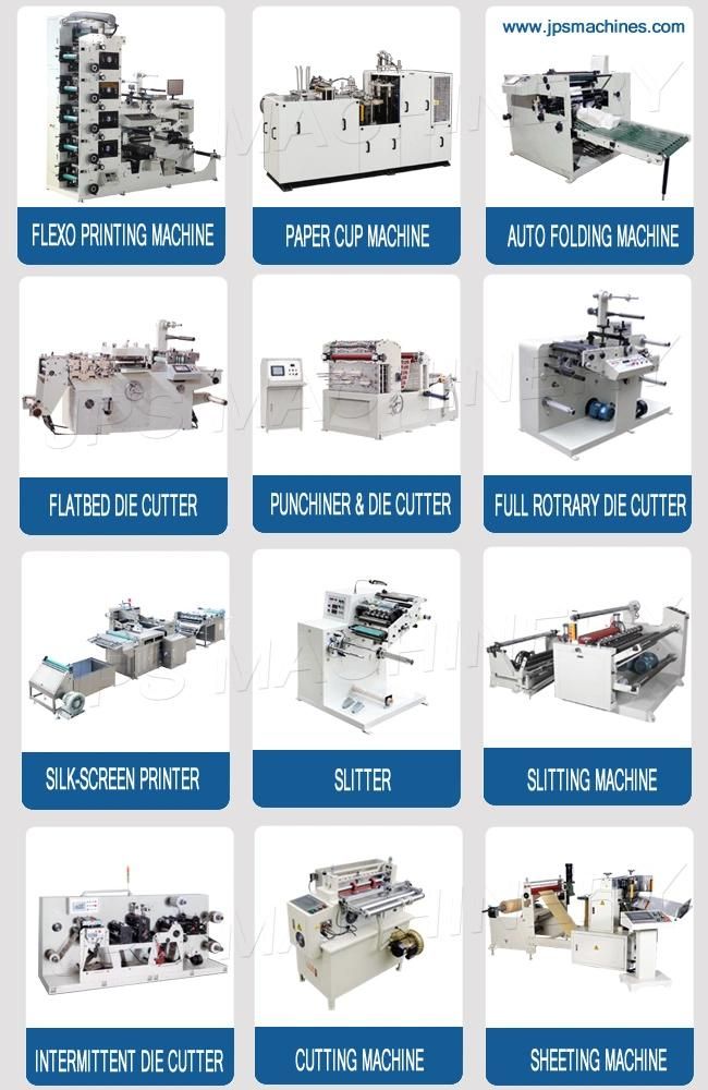 Jps-320c-Tr Trade Mark Logo Label Slitting & Die Cutting Machine