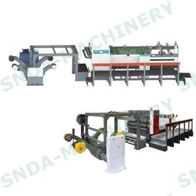 Rotary Blade Two Roll Roll Paper to Sheet Cutting Machine China Factory