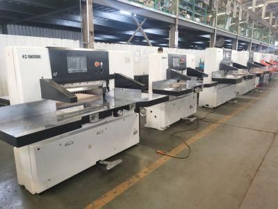 10 Inch Touching Screen Program Control Paper Guillotine/Paper Cutter/Paper Cutting Machine (78E)
