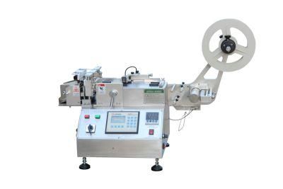 Jingda High Speed Polyester Satin Ribbon Fabric Label Cutter / Hot and Cold Knife Clothes Care Label Cutting Machine Jq3012