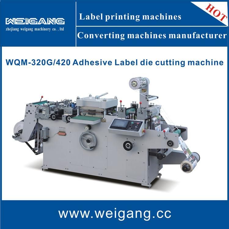 High Efficiency Adhesive Label Die Cutting Machine