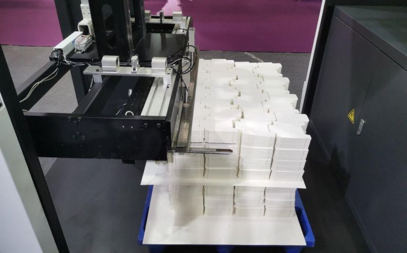 Fully Automatic Stripping Blanking Machine After Die Cutting for Carton Paper Cups with Automatic Paper Feeding Waste Removal Paper Collecting