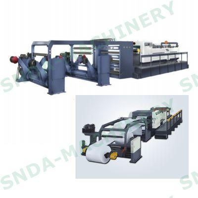 Rotary Blade Two Roll Reel Paper to Sheet Cutting Machine China Factory