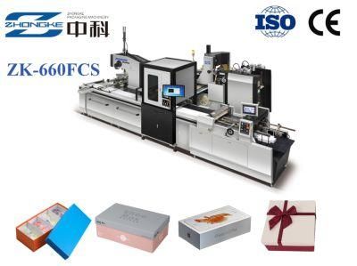 Rigid Set up Box Making Machine with Visual Positioning Zk-660fcs