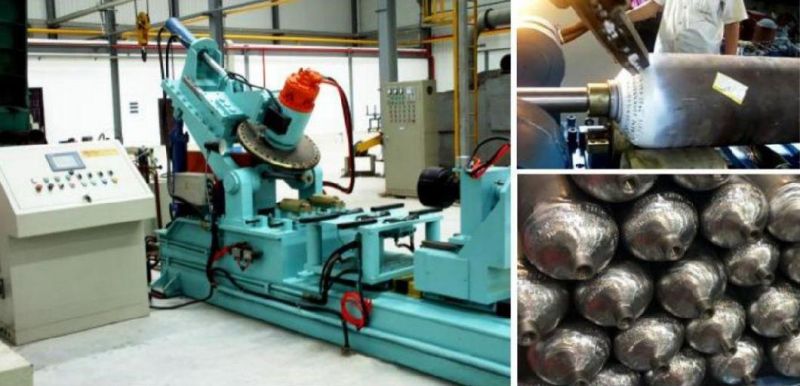 Embossing/Coding Machine for Seamless Cylinders Shoulder/Necking Pressing Machine~