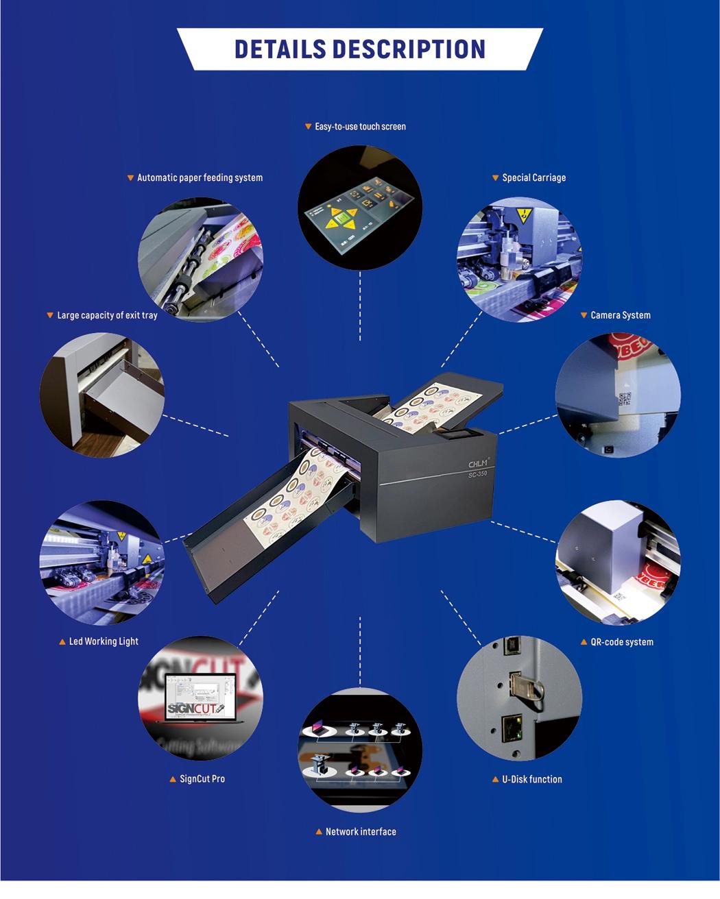 Vulcan Sc-350 Digital Automatic Feeding Sheet to Sheet Paper Label Die Cutting Machine