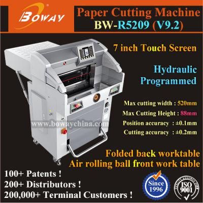 A2 A3 A4 Size Hydraulic Automatic Programs Control Paper Cutting Slitting Name Card Cutter