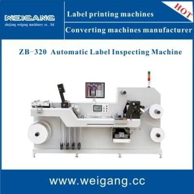 Full Automatic Adhesive Label Inspecting and Rewinder Machine