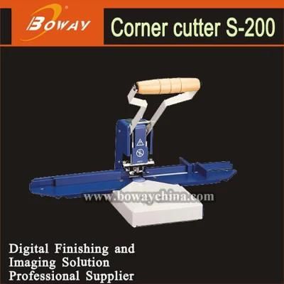 Boway S-200 Desktop Manual Round Corner Cutter Paper Cutting Machine with Rule