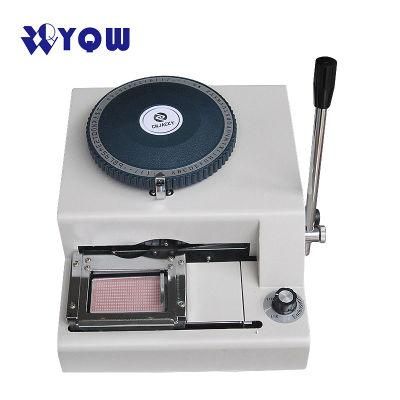Hot Sale Stainless Steel Dog Tag Aluminum Tag Miitary Identity Card Embossing Machine 52 Character Tag Embosser