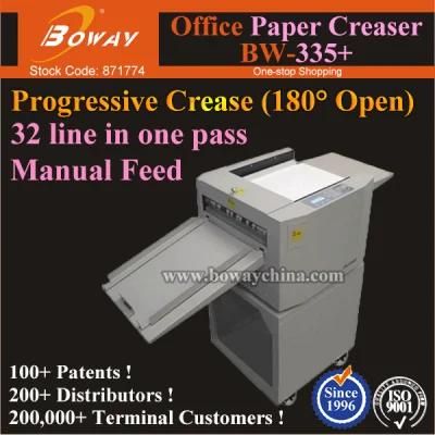 50*90-330*900mm A3 A4 Paper Size Manual Feeding Patent Progressive Auto Creaser
