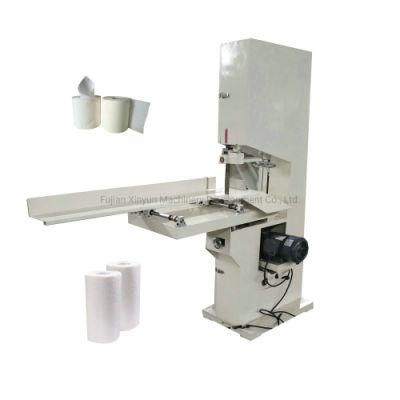 Semi Automatic Kitchen Towel Toilet Roll Paper Cutting Machine