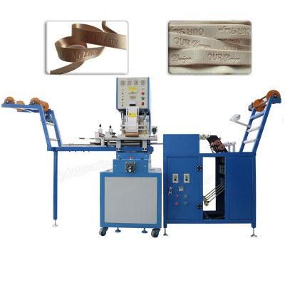 Hydraulic Leather Tape Embossing Label Machine
