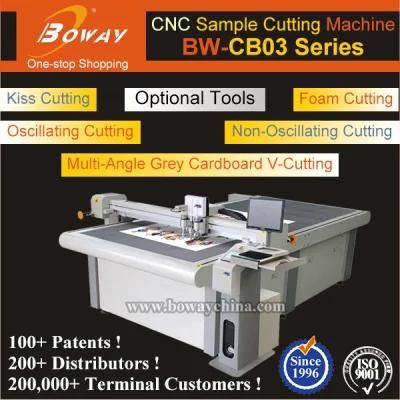 CNC Lathe Sample Making Flat Bed Label Die Cutting Plotting Machine
