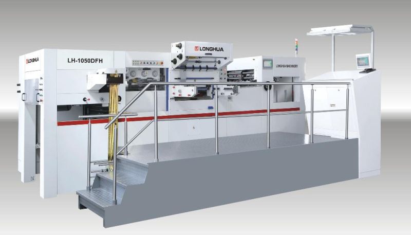 New General Hot Sale Auto Hot Foil Stamping Embossing and Die Cutting Creasing Machine for Paper of Lh1050dfh