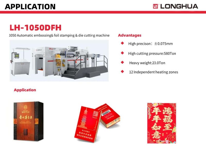 00: 0300: 40view Larger Imagetouch Film Special Paper Usage Automatic Embossing Embossing Hot Foil Stamping Press Die Cutting Cutter Creasing Machine