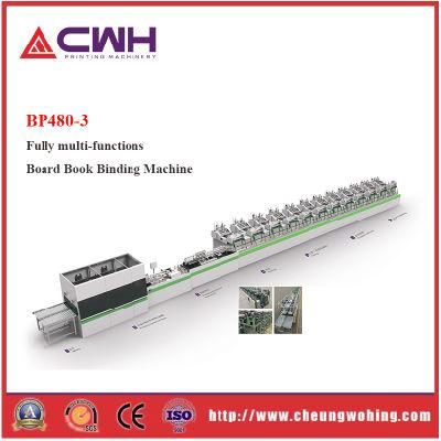Fully Multi-Functions Board Book Binding Machine, Which Can Do Window