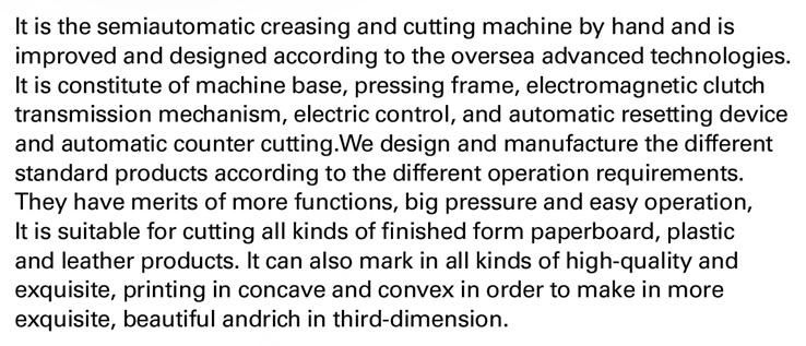 Creasing and Cutting Machine