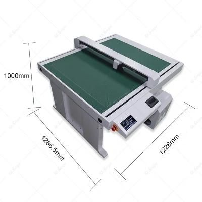 CCD Digital Camera Contour Cutting and Creasing Screen Touch Board Flatbed Die Cutter.
