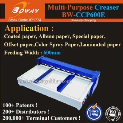 Ad Office Special Color Spray Laminated Paper Creaser Perforator Creasing Perforating Machine